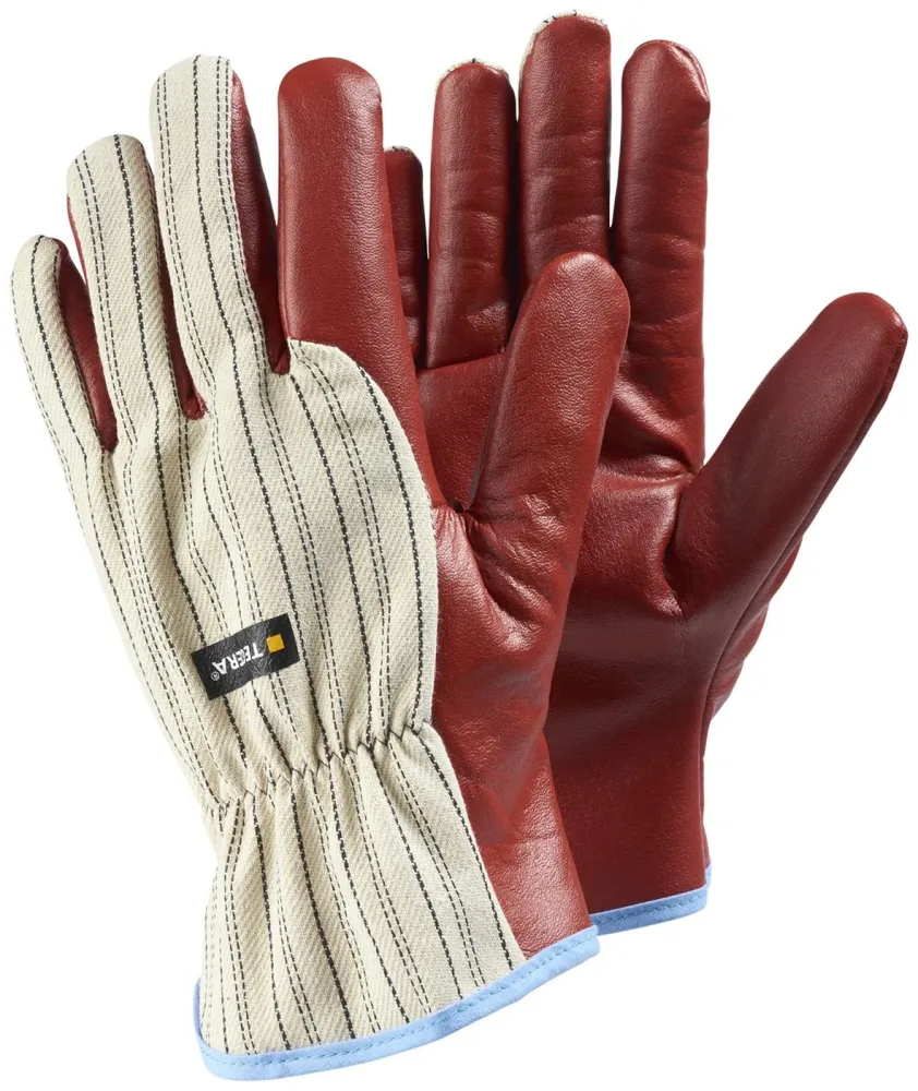 Tegera 957 Arbetshandske röd/beige 7