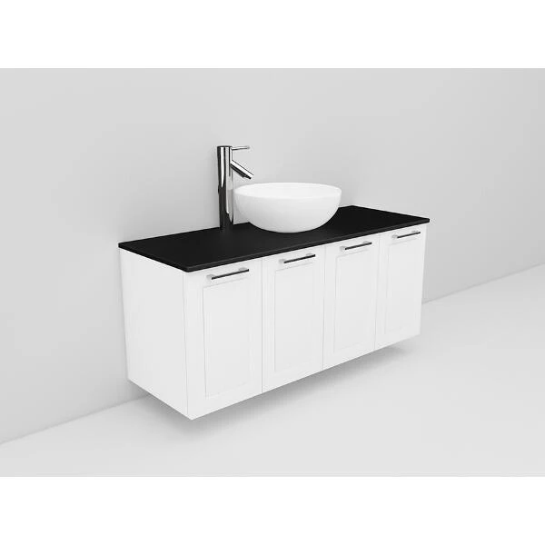 Badrumsmöbel Flexline Modell 128 120cm, Vit, Ram | Stuvbutiken