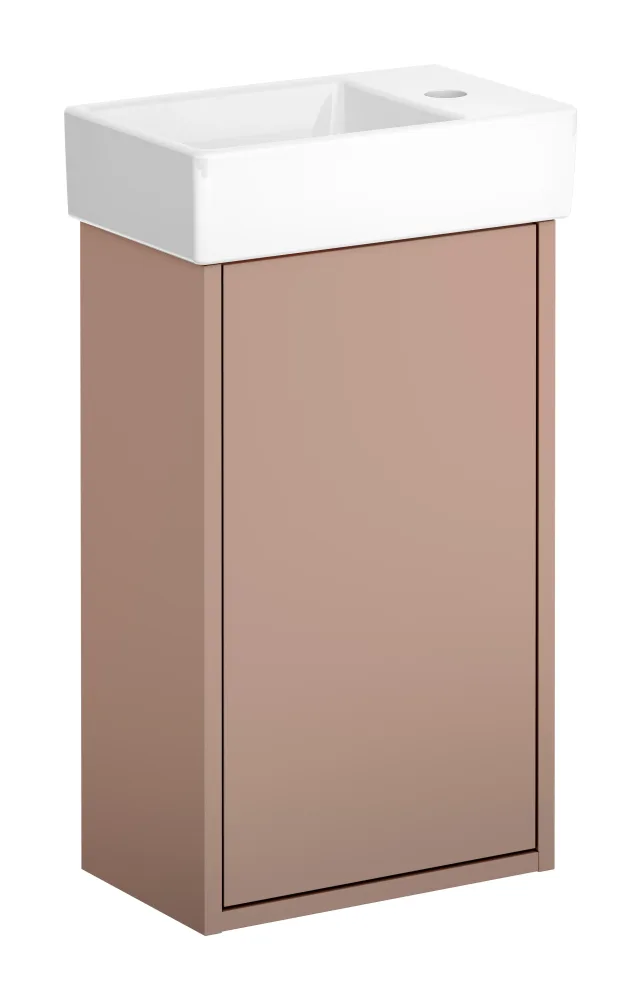 Gustavsberg Artic Small GB71ACVC34TMSWR Kommodpaket vit/mattvit, 36 cm, höger Vit/mattvit