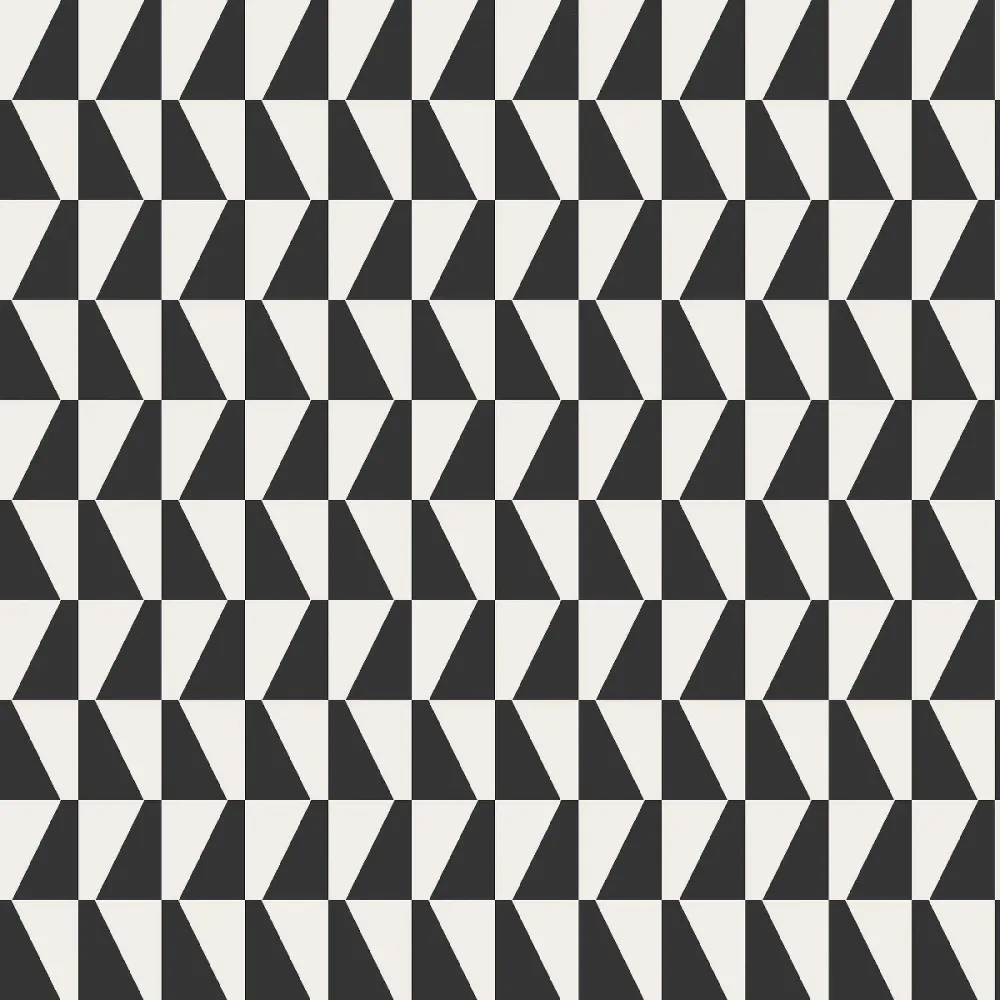 Tapet Graphics Arne Jacobsen Trapez 4736 Svart Grafisk