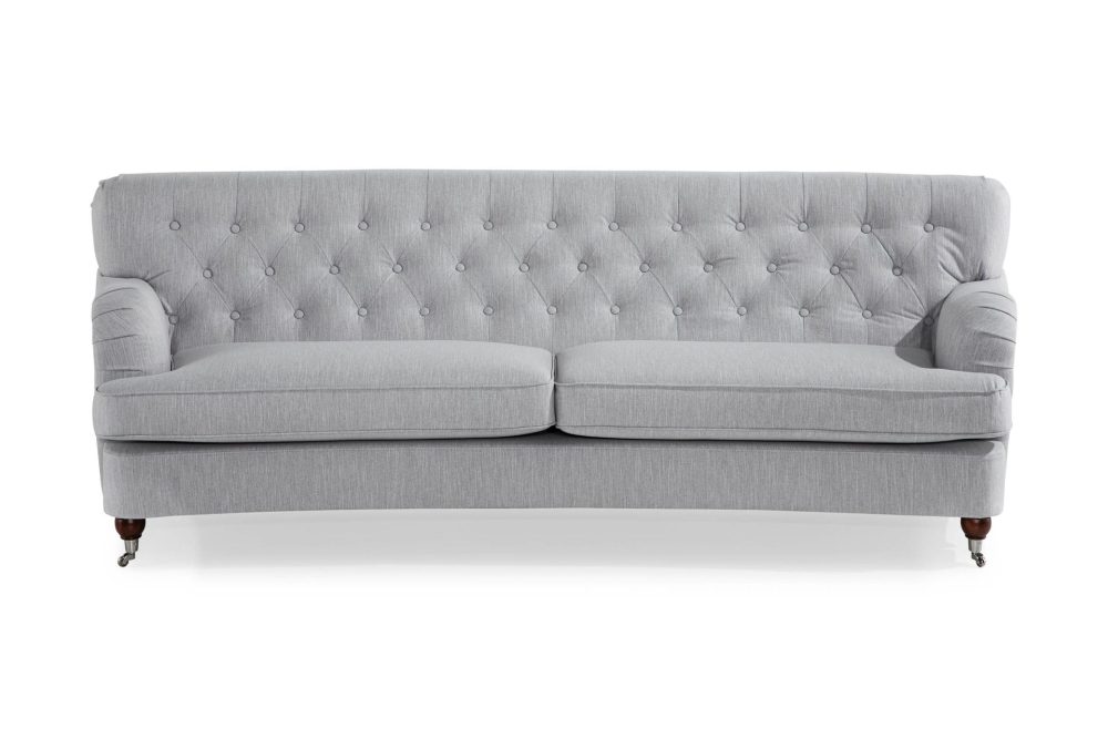 Howard Riviera 3-sits Svängd Tygsoffa