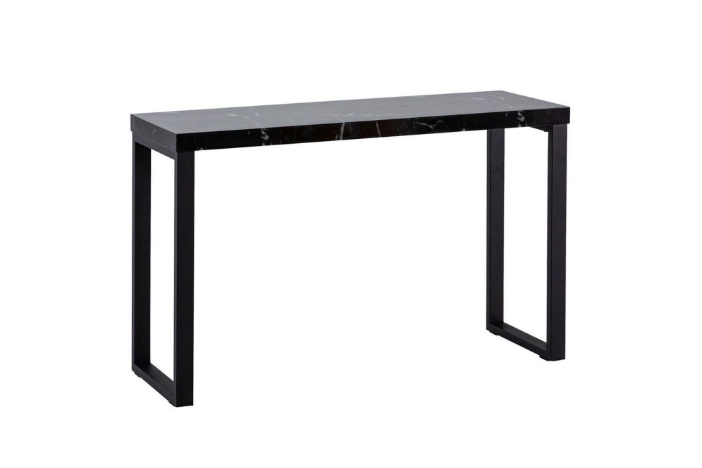 Konsolbord Wohnling 120 cm modern konsol med metallben Svart