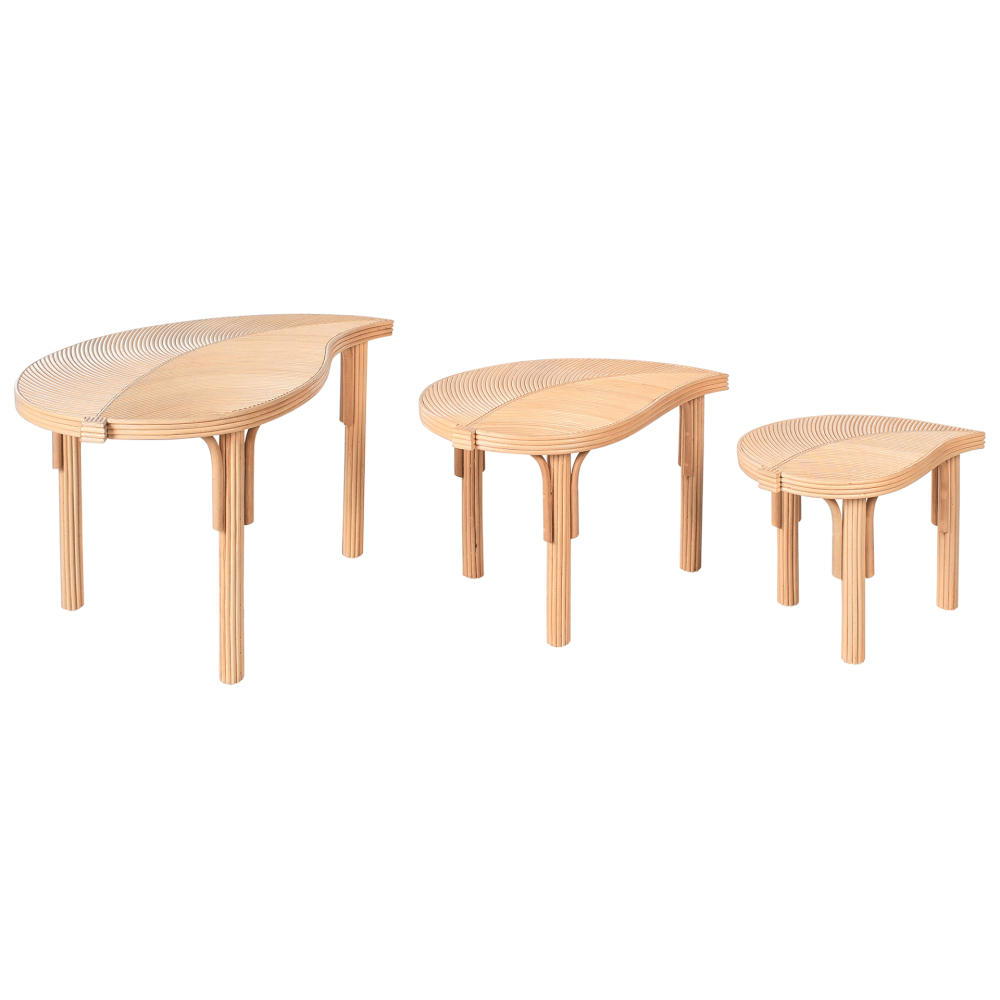 Set med 3 Soffbord utomhus Paralia Rotting