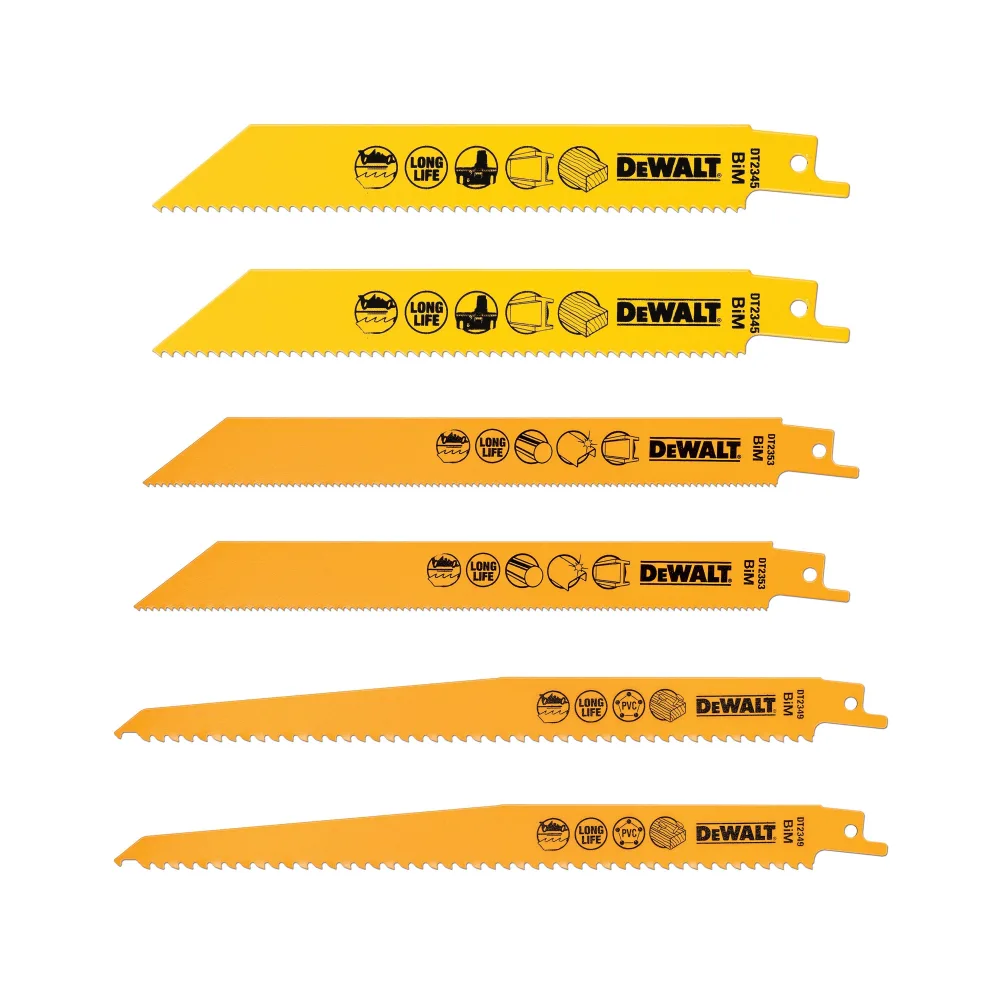 Dewalt DT2444-QZ Tigersågblad 6 delar