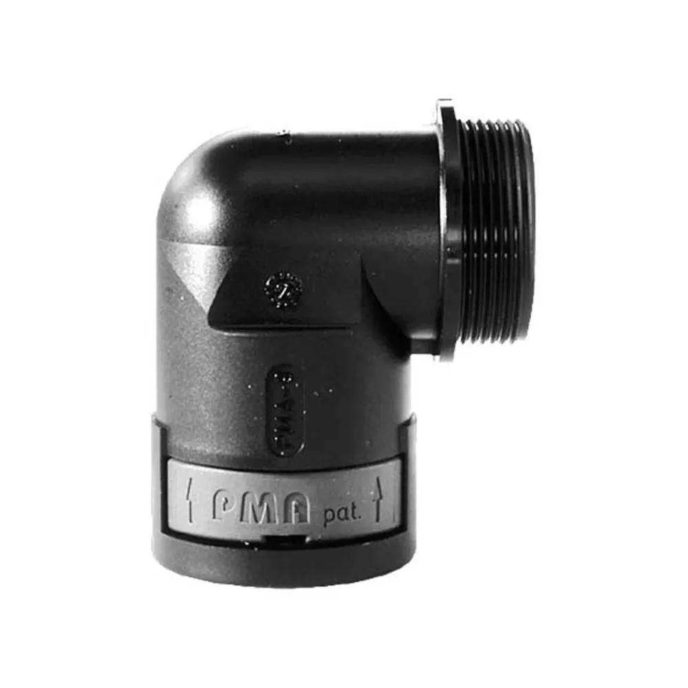 Rutab 1410651 Vinkelförskruvning polyamid 6, halogenfri 10 mm, PG7 - Bild 2