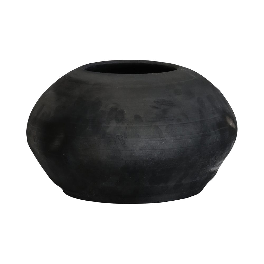 Hero kruka ellipse Ø28 cm, Svart