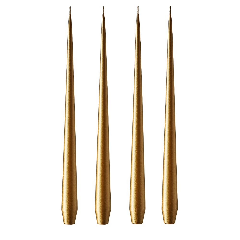 ester & erik ljus 32 cm 4-pack metallic, Gold