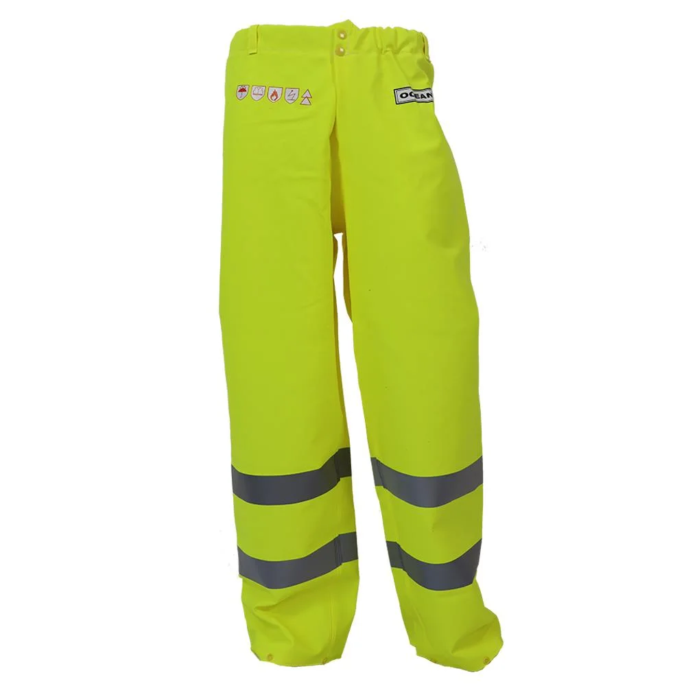 Ocean Abeko Coulomb Premium Regnbyxa flamvarsel, gul S