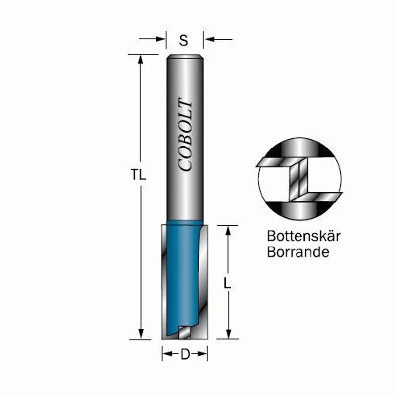 Cobolt Notfräs D=17 L=25 TL=63 S=8