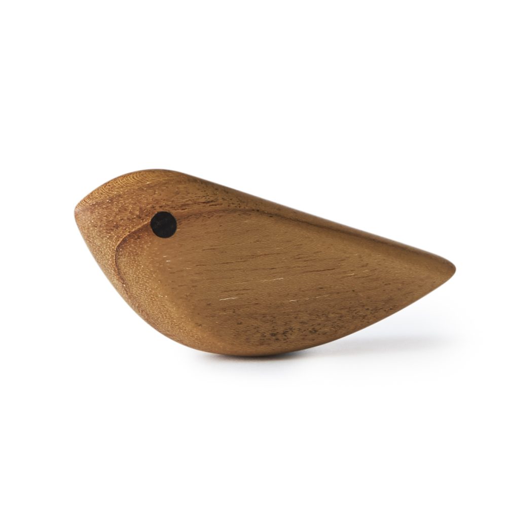 Twirling Bird dekoration S, Teak