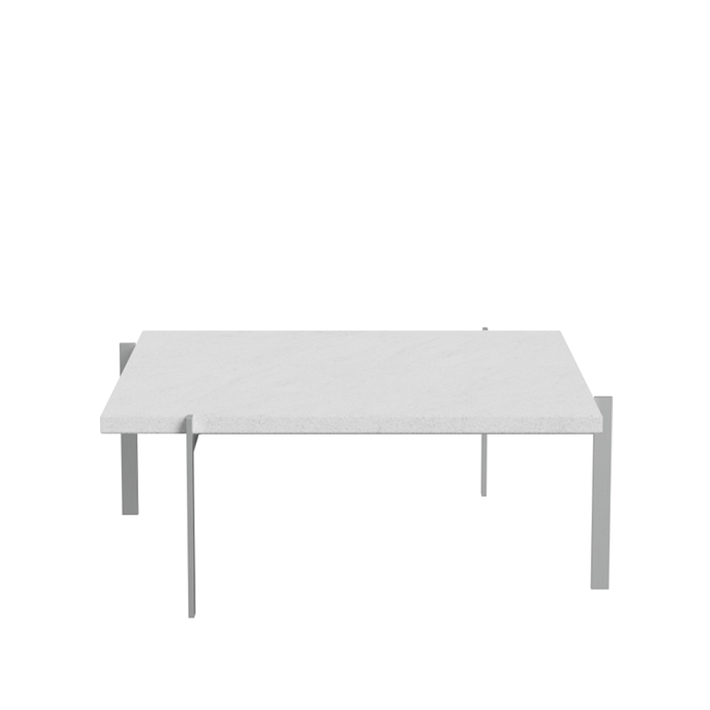 PK61 soffbord, Rolled white marble