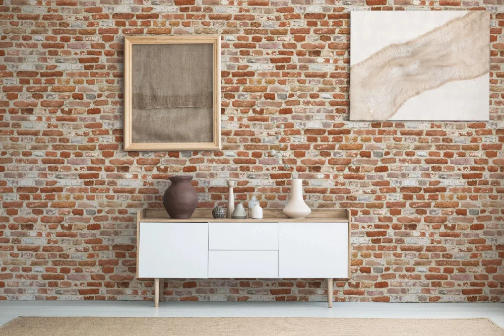 Living Walls Best of Wood´n Stone III T8291 Tapet Brun/beige