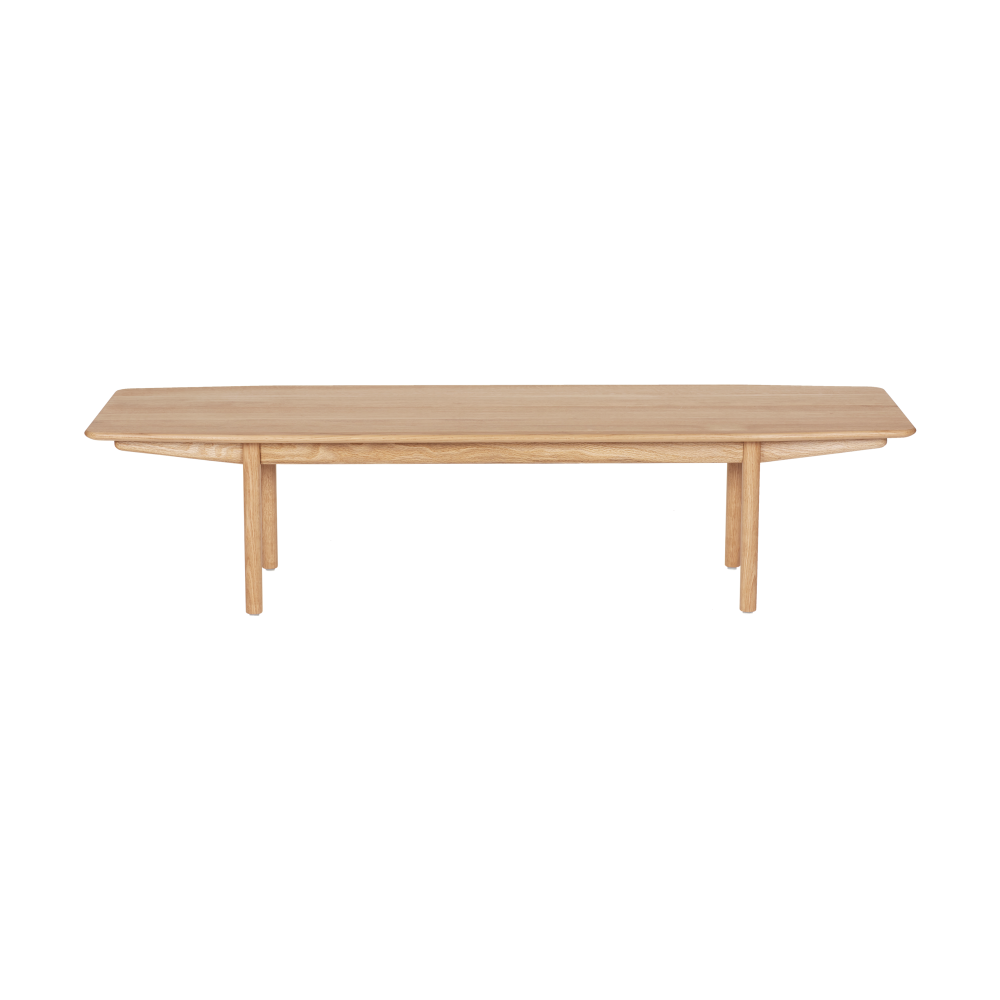 Lucca lounge bord 50x160 cm, Natural oak