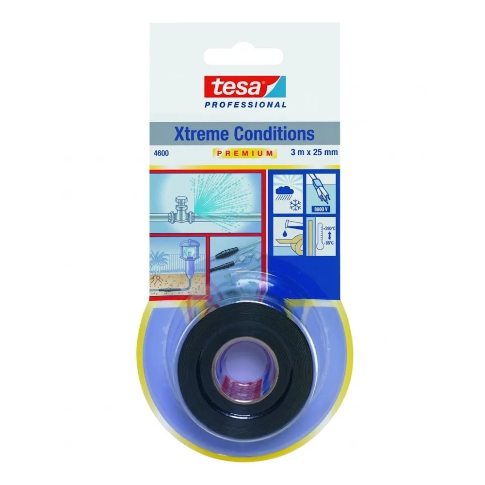 Köp Tesa Silikontejp Extreme 25mmx3m Svart | Fri Frakt