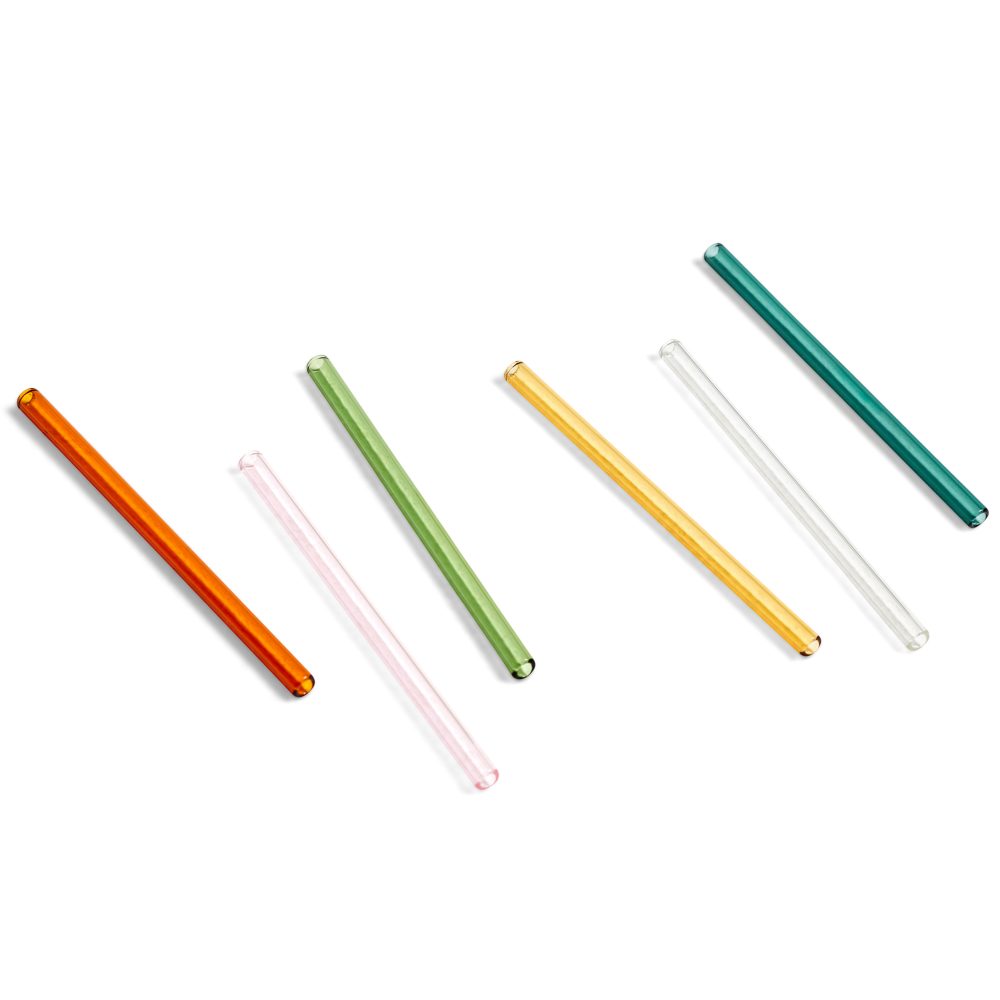 Sip Cocktail sugrör 6-pack, Multi
