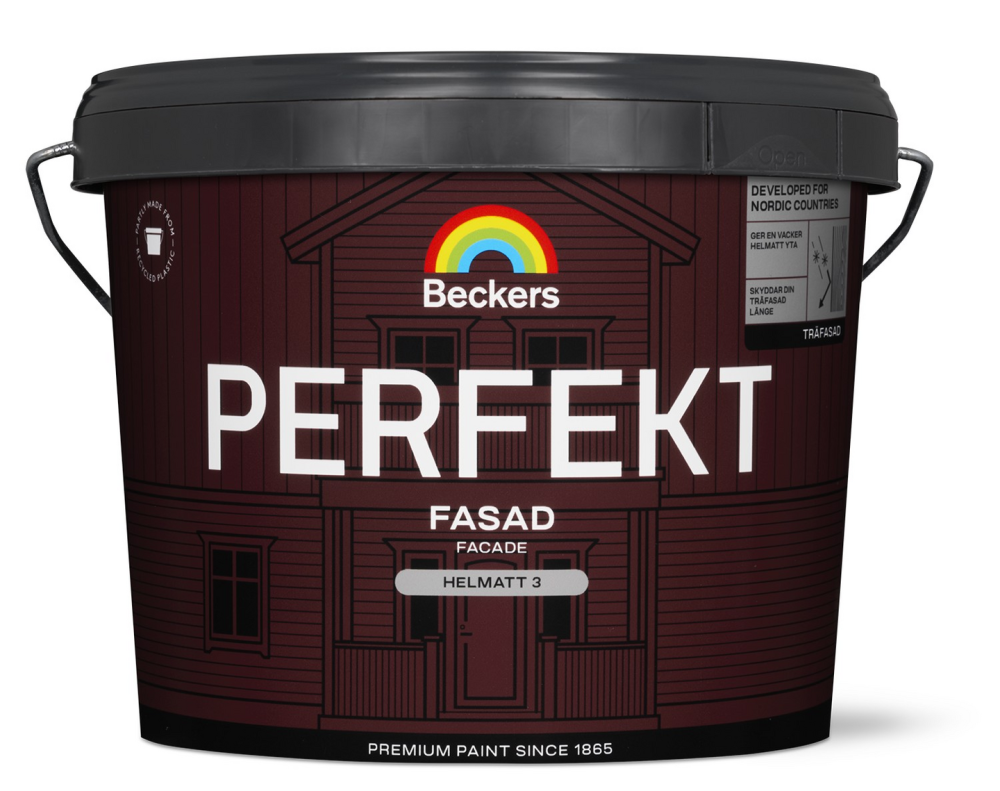 PERFEKT BECKERS HELMATT 325 FALURÖD 3L, TRÄFASADFÄRG
