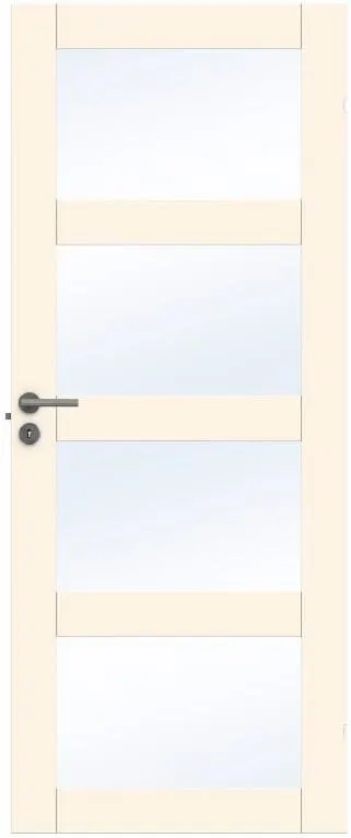Swedoor Unique GW 04L Innerdörr vit (S 0502-Y) 725x2040 mm