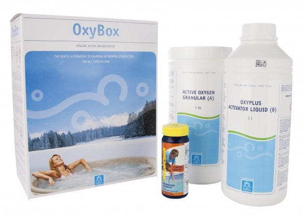 Vattenvårdskemikalier MSpa Desinfektion Klorfri Oxybox