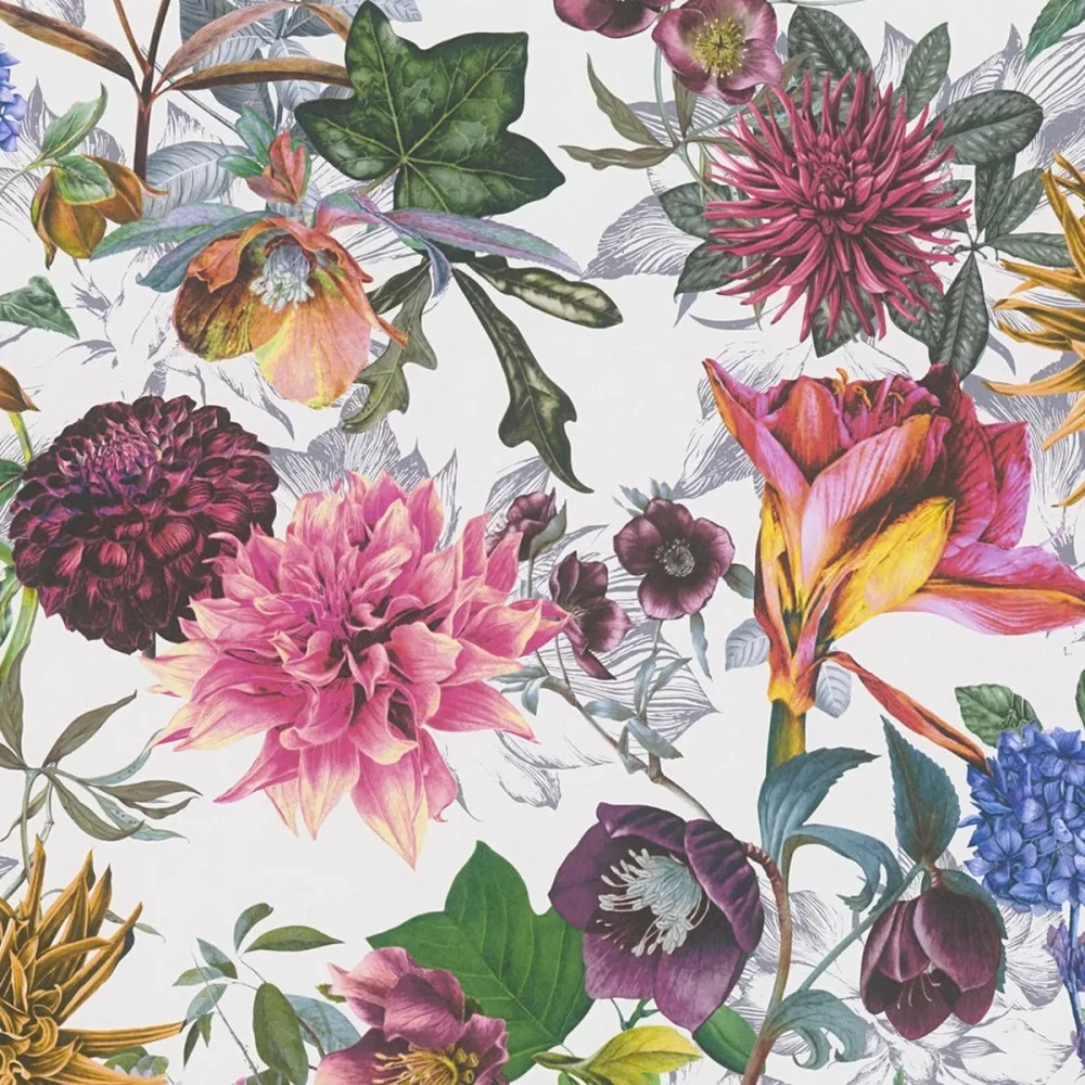 Dream Flowery 38175-4 Vit Tapet | Stuvbutiken