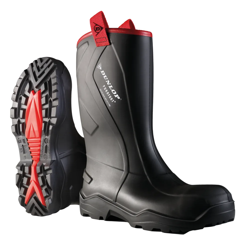 Dunlop Purofort+ Rugged Skyddsstövel svart, S5 39