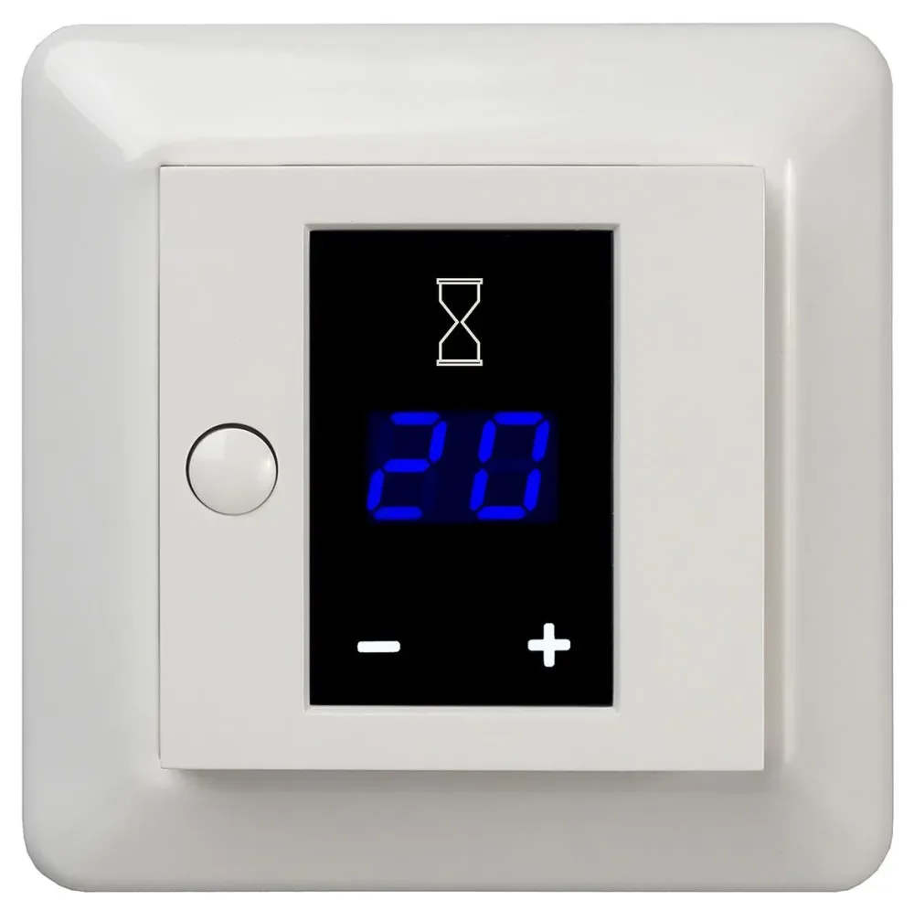 Elko EKO05986 Timer 2-pol, RS, 16A, display, vit