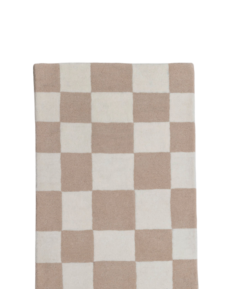 Hafstrom gångmatta ull 80x300 cm, Beige-white