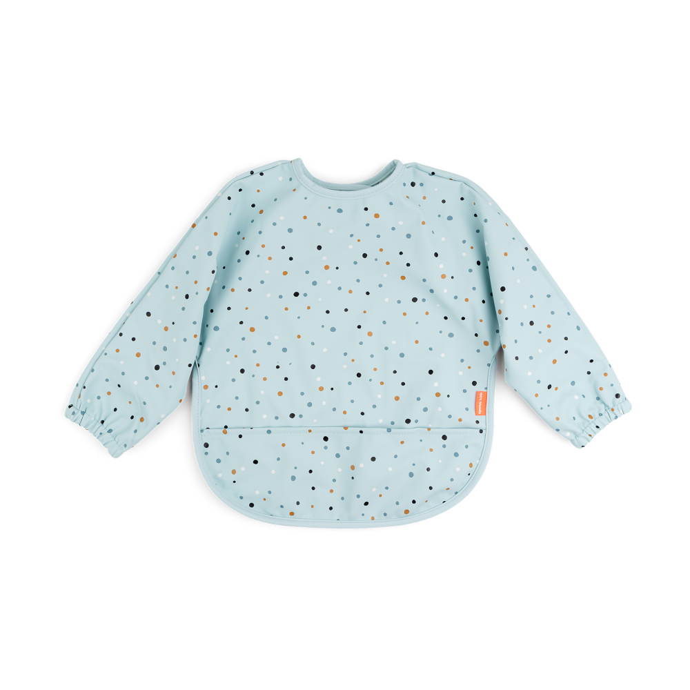 Happy Dots haklapp med ärm, Blue