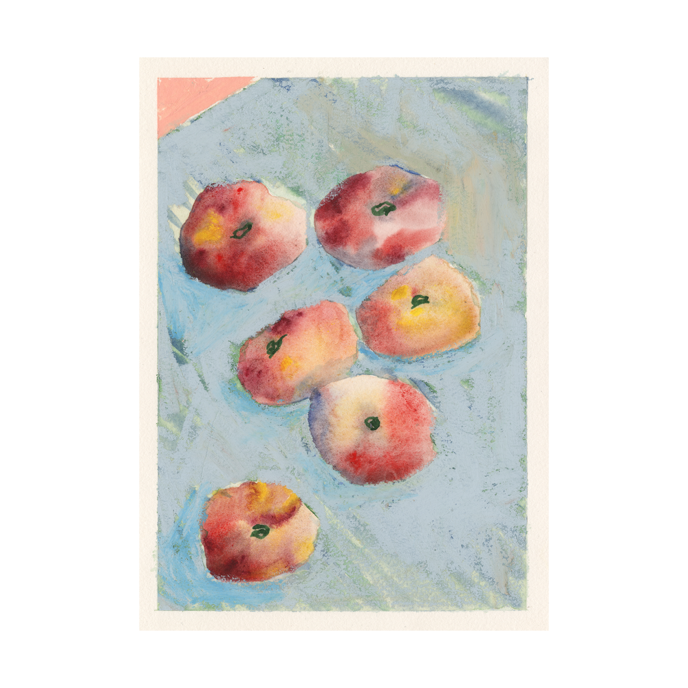 Peaches poster, 30x40 cm