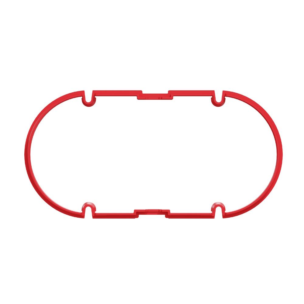 Förhöjningsring Dubbeldosa 6mm Oval Elko