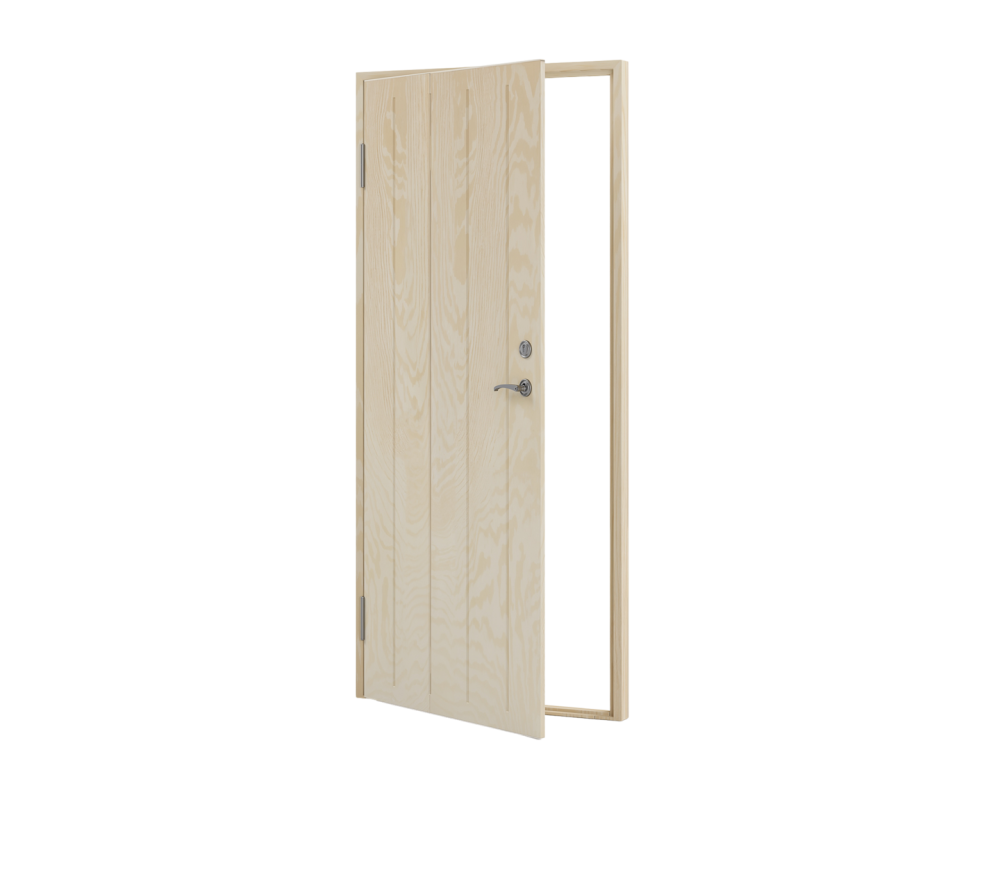 VARMFÖRRÅDSDÖRR 90X200 V CELLO OBEHANDLAD