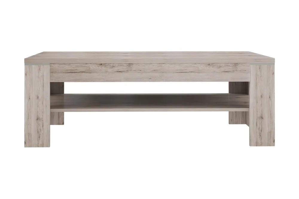 Perkhill Soffbord 120 cm med Förvaring Hylla