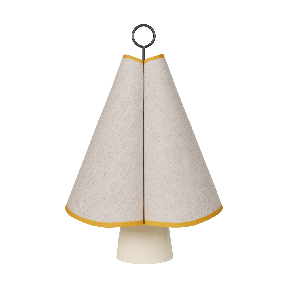 Hornbæk portabel bordslampa, Poppy yellow