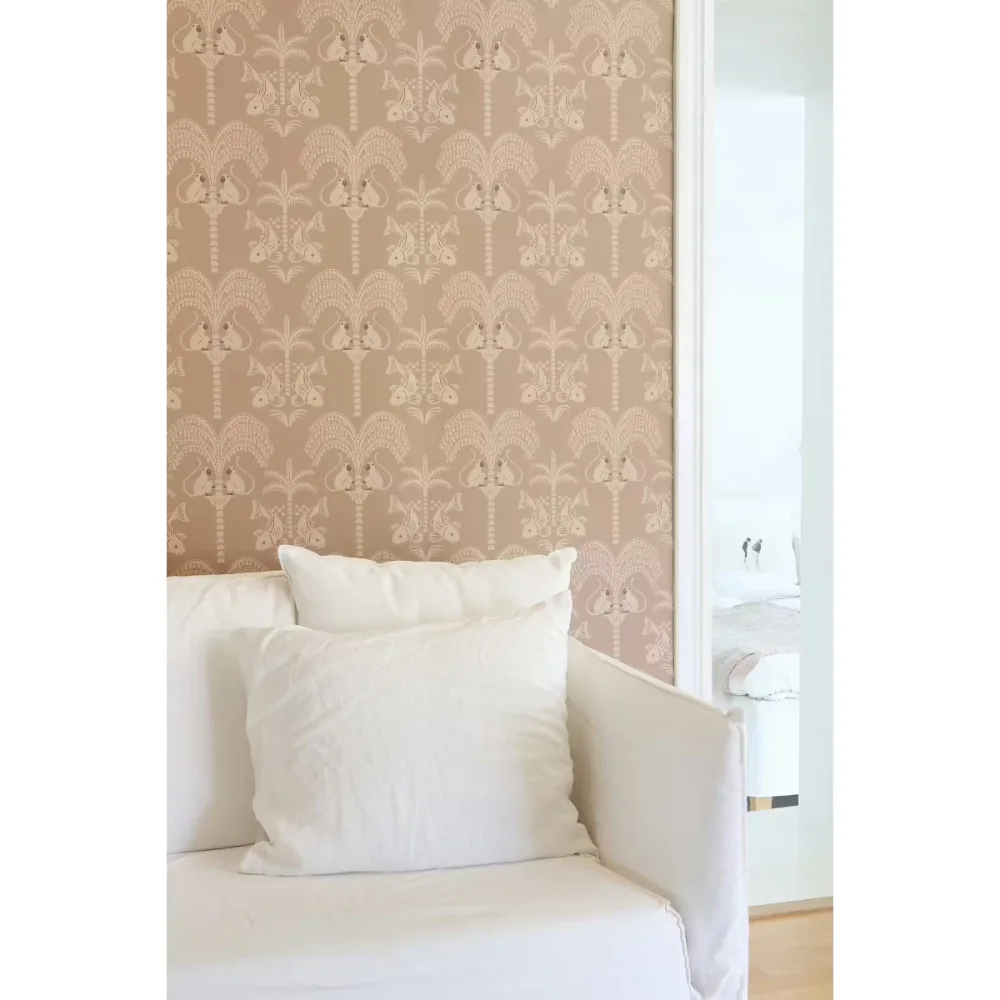 Sunset Gold Caramel Brown 167-02 Brun Tapet | Stuvbutiken - Bild 3