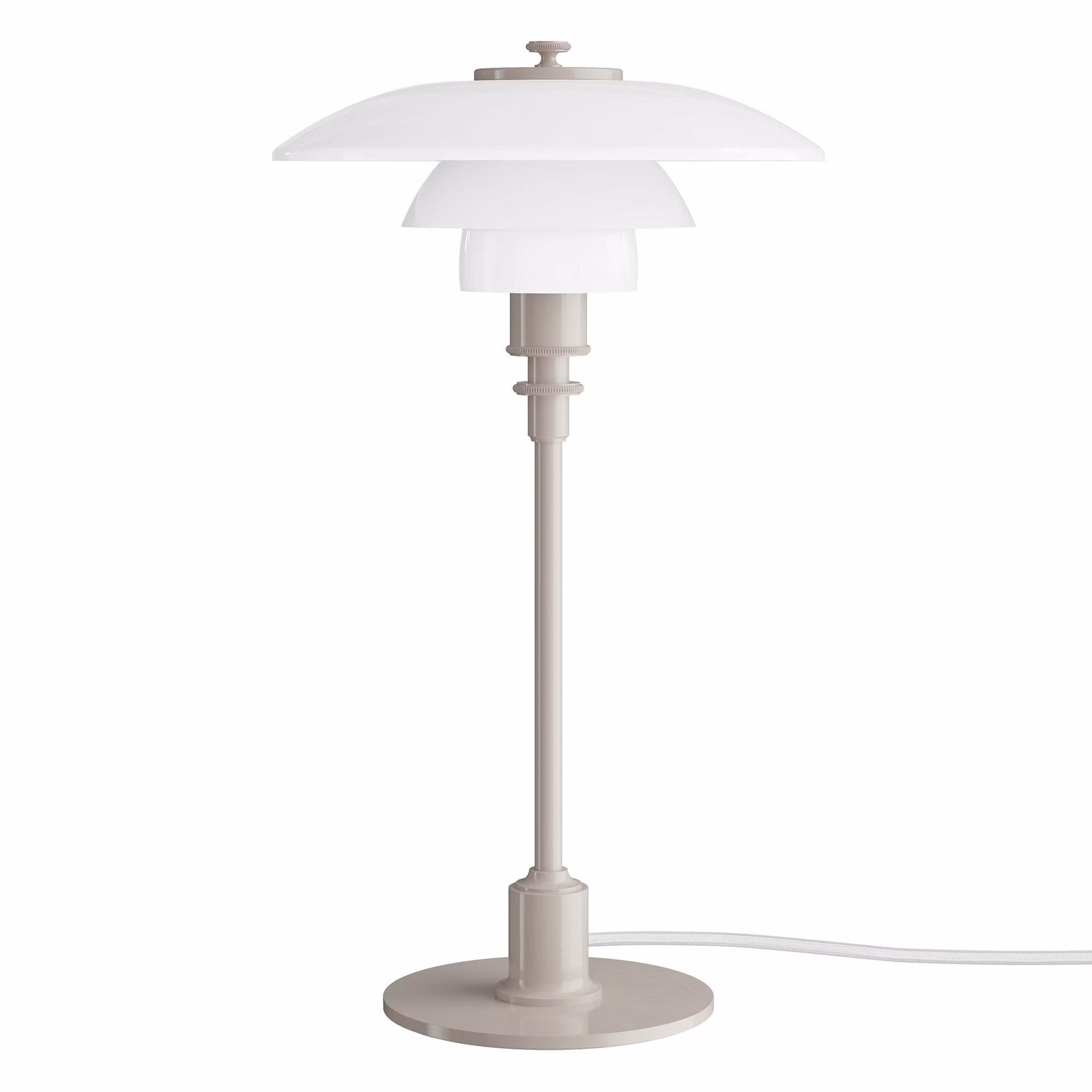 PH 2/1 Bordslampa, Glossy Beige