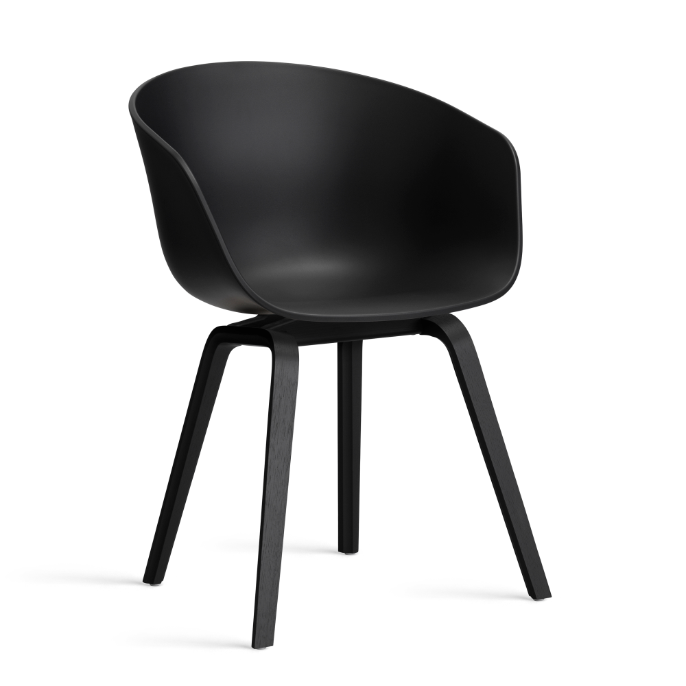 About a Chair 22 2.0 stol, Svart-svart ekstativ