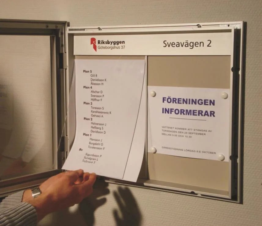 Swedsign Papyrus Fastighetsregister med magnetfunktion 710 x 420 mm