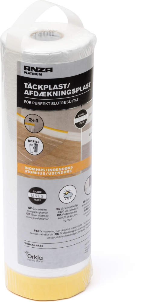 TÄCKPLAST ANZA REFILL 33MX1,4M PLATINUM INNE&UTE