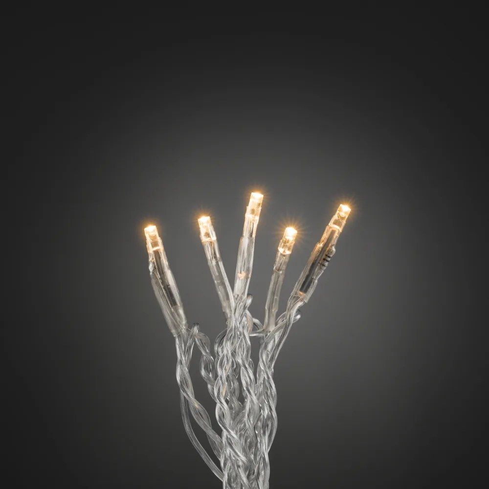 Konstsmide 6352-823 Ljusslinga amber, transparent kabel 2.38 m