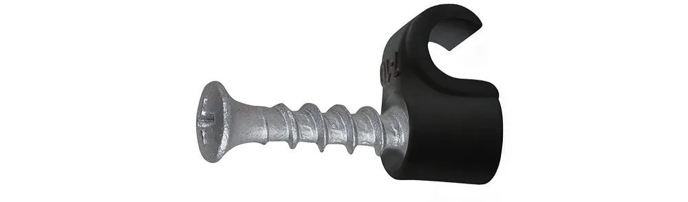 Sormat 9640011090 Skruvclips T20, C3, svart 18-22 mm, 50-pack