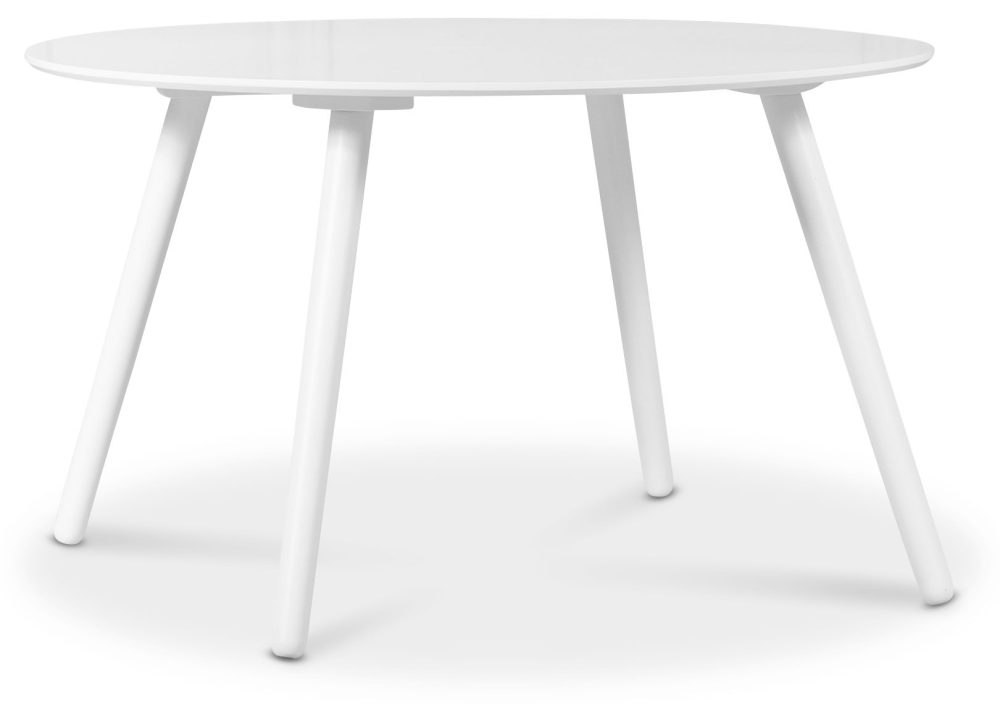 Matbord Ø120 cm runt vitt - Rosvik