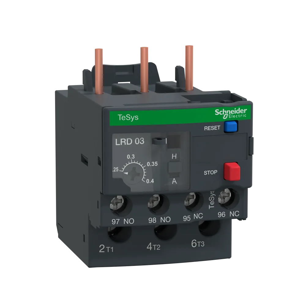 Schneider Electric LRD10 Överströmsrelä 1 Öp + 1 Sl 4-6 A - Bild 2