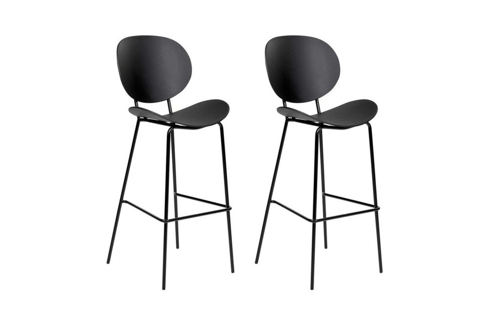 Barstol Shonto set om 2 Svart