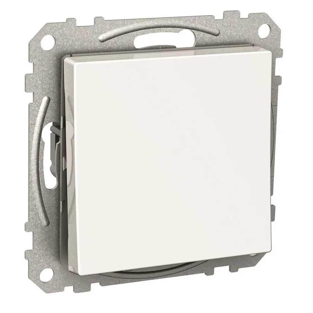 Schneider Electric Exxact WDE002117 Strömbrytare fyrkantig vippa, med klor, vit Kron - Bild 2