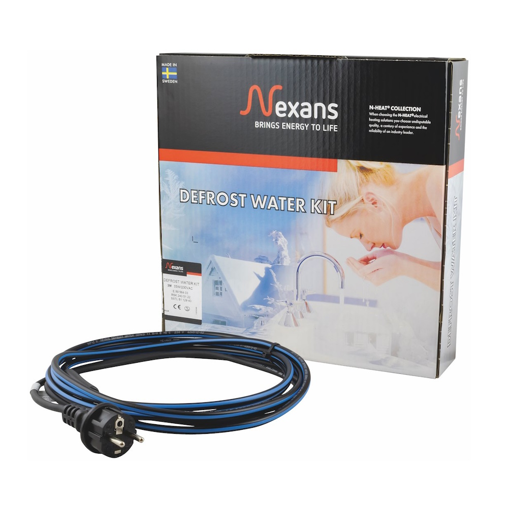 Defrost Water, Värmekabel För Frostskydd, 5m, Nexans 8956405