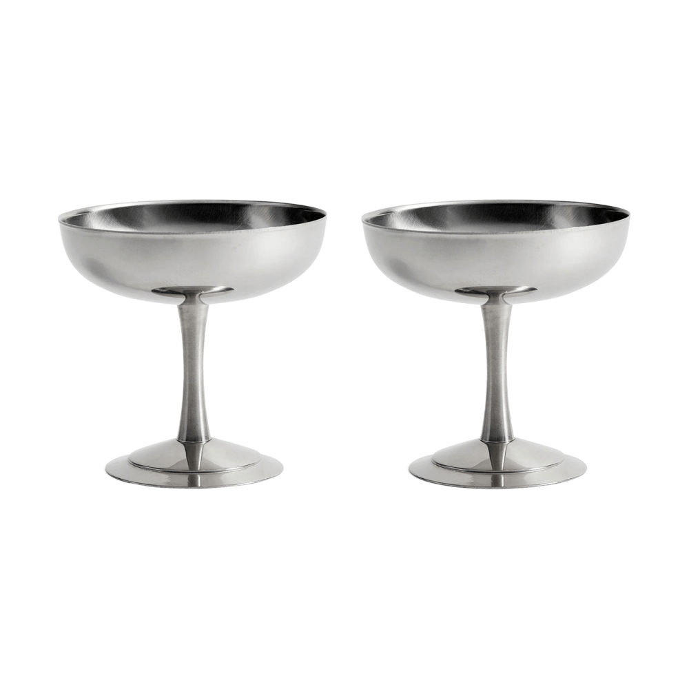 Italian Ice Cup dessertskål 2-pack, Rostfritt stål