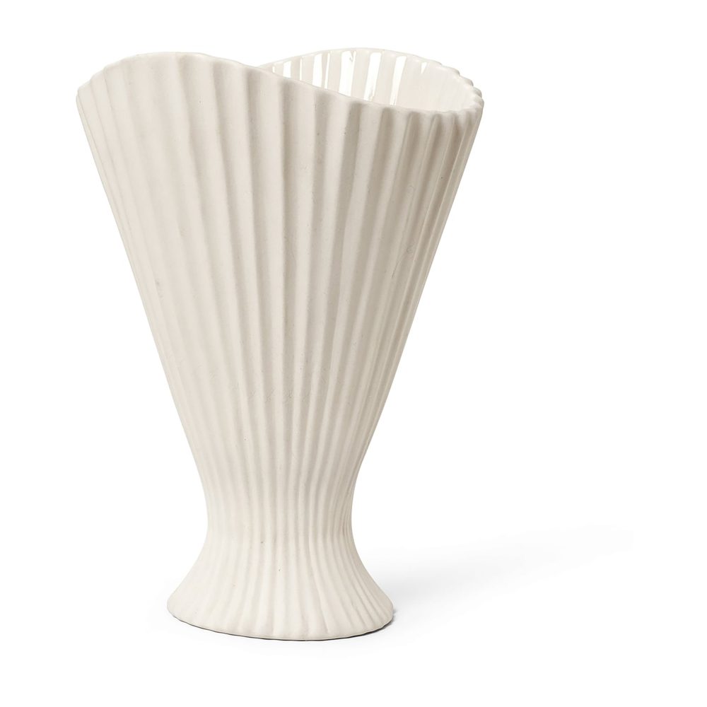 Fountain vas 30,5 cm, off white