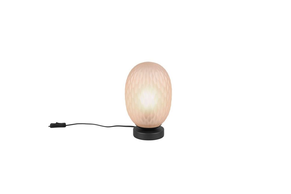 Bordslampa TRIO Facette Mattsvart/bärnsten