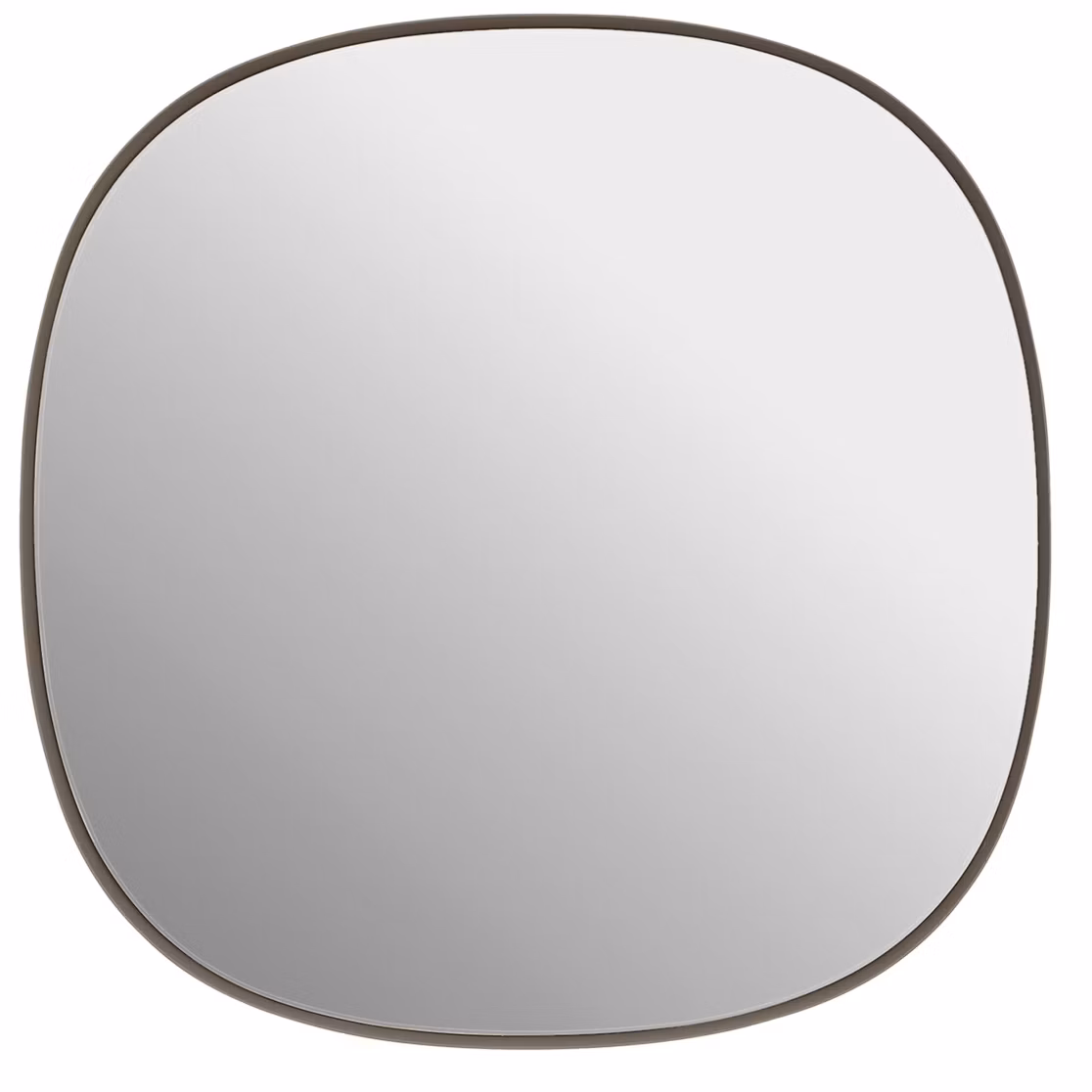 Framed Spegel 40 cm, Taupe / Klar