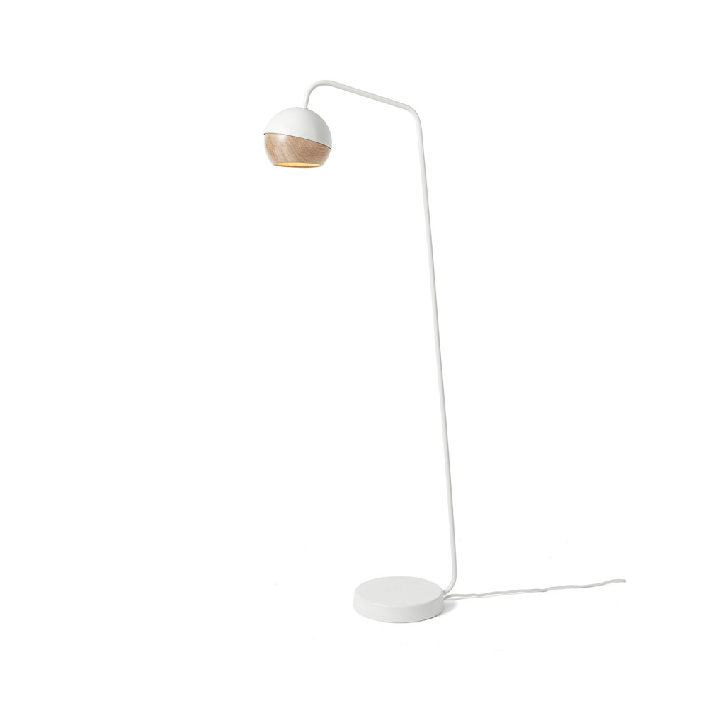 Ray golvlampa, white, ekdetalj på skärm