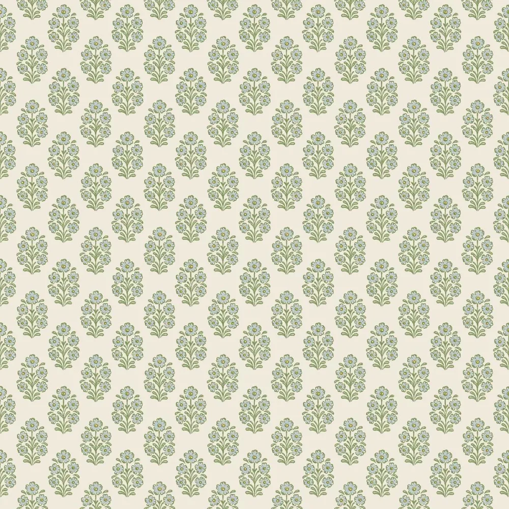 Charm Sibylla 8165 - Grön Blommig Tapet | Stuvbutiken